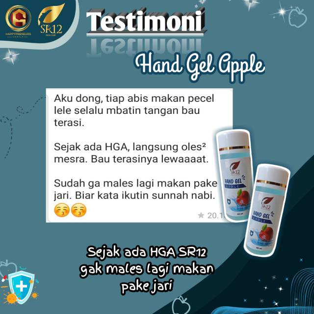 DISKON!!! HAND GEL APEL HANITIZER Sr12id/ HAND SANITIZER BPOM / Hand sanitizer original / premium / berkualitas / termurah / terbaik / bagus / bpom / saudagarsr12