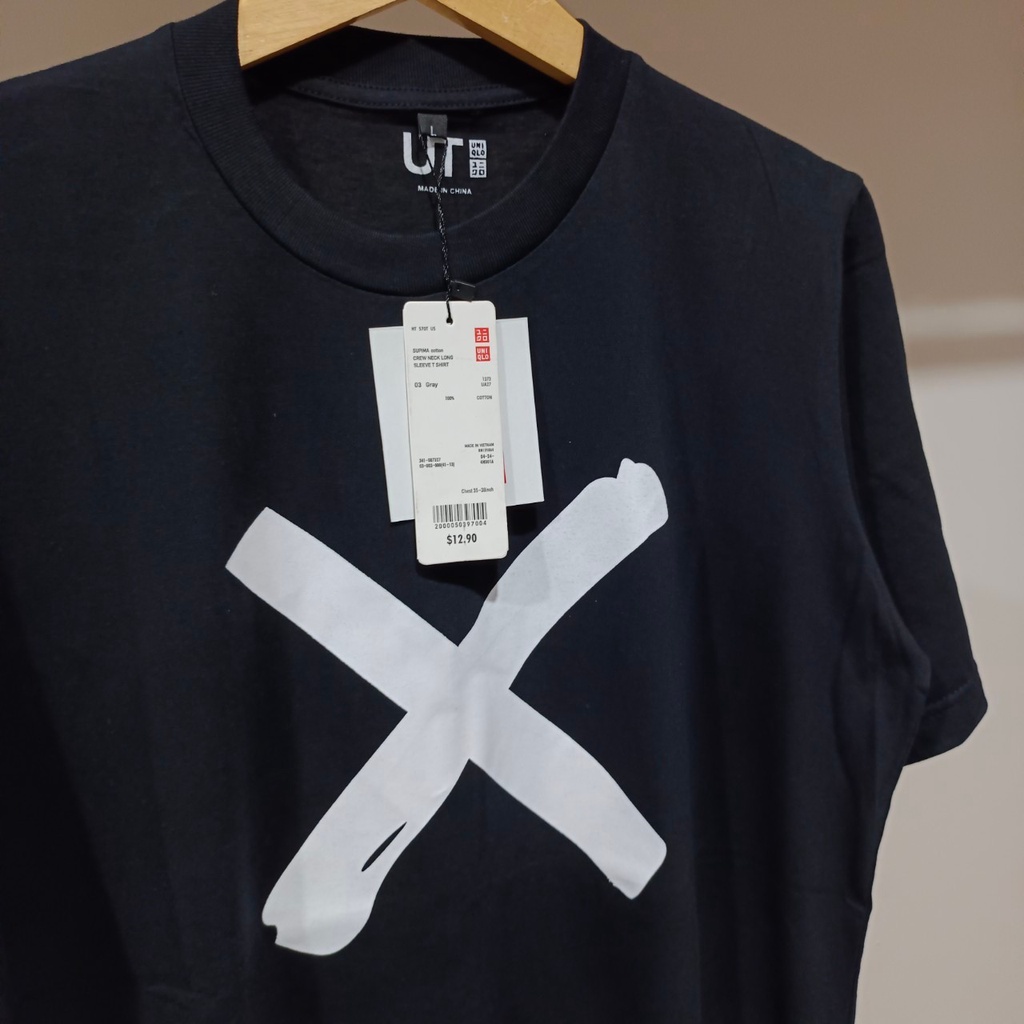 Kaos Uniqlo Jump 50th One Peace Logo Sablon Black T shirt Baju Premium-4
