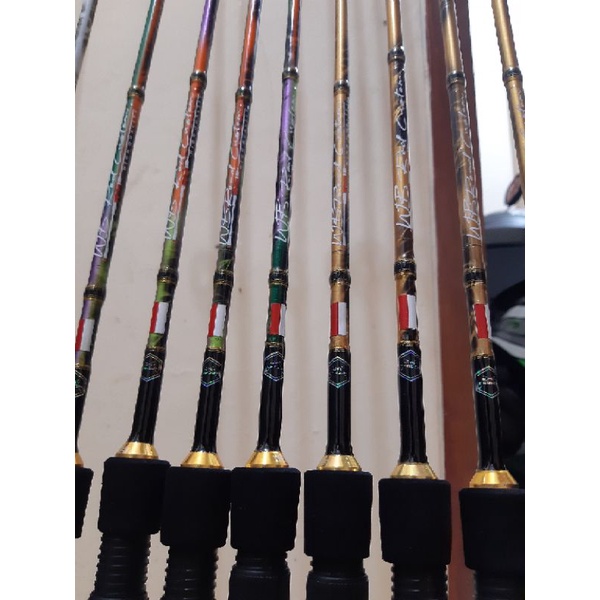 joran pul carbon sutet panjang 200 cm 8-15 lbs