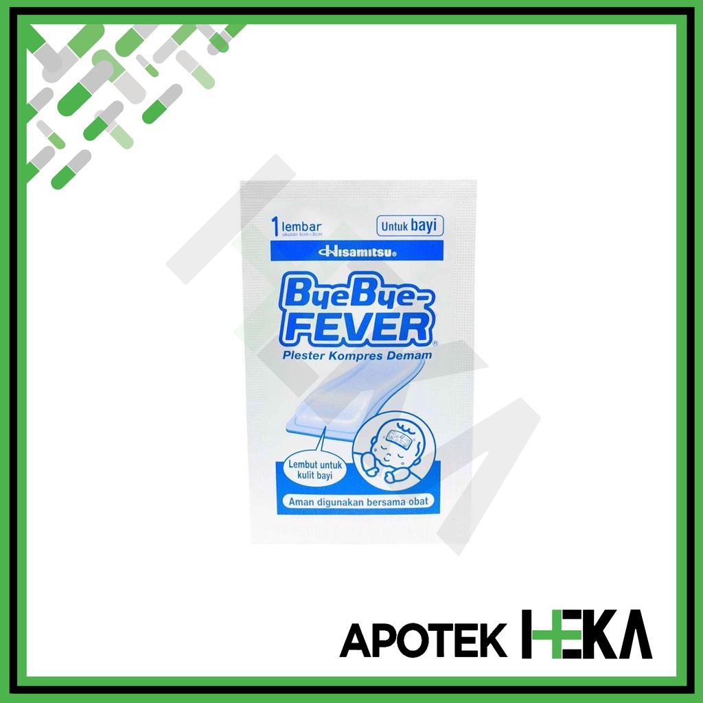 Byebye Fever Bayi - Plaster Kompres Demam Bayi Sachet isi 1 (SEMARANG)