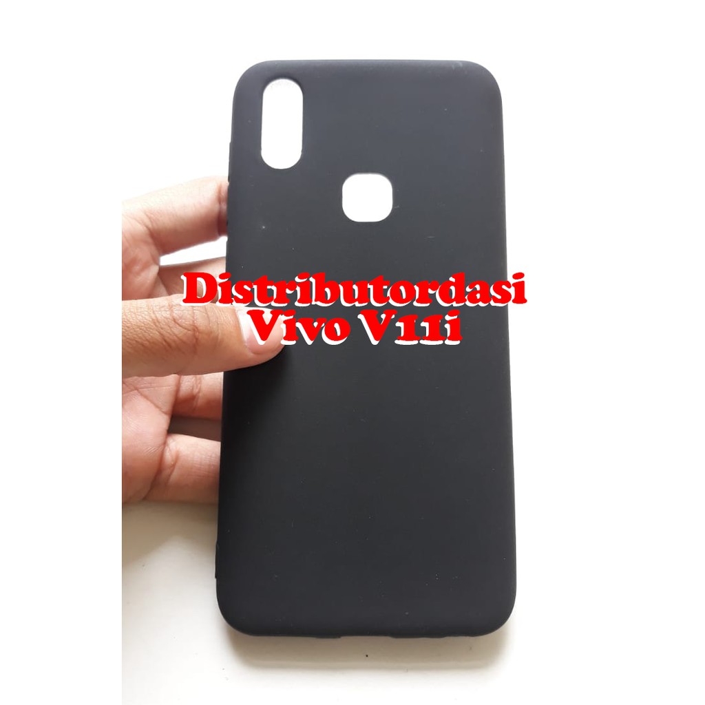 SOFTCASE CASE TPU SILIKON CASING KONDOM blackmatte case Vivo V11i ready stok grosir