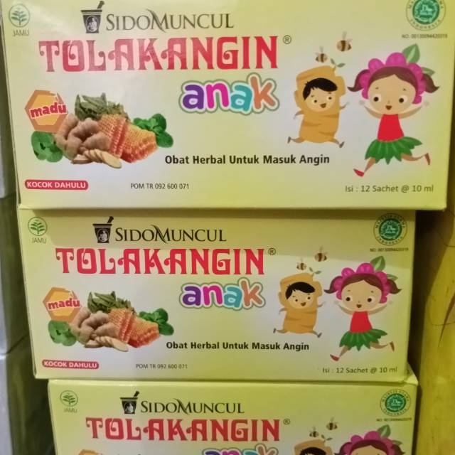 

Tolak angin anak per pak isi 12 pcs