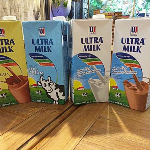 

(Terbaik) Susu Ultramilk 1000 ml / 1L Full Cream/Coklat/Low Fat Plain/ Low Fat Coklat