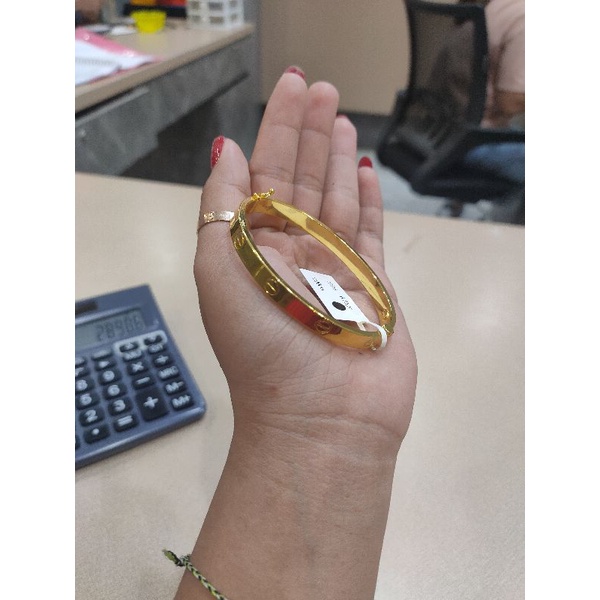 gelang Cartier kadar 375