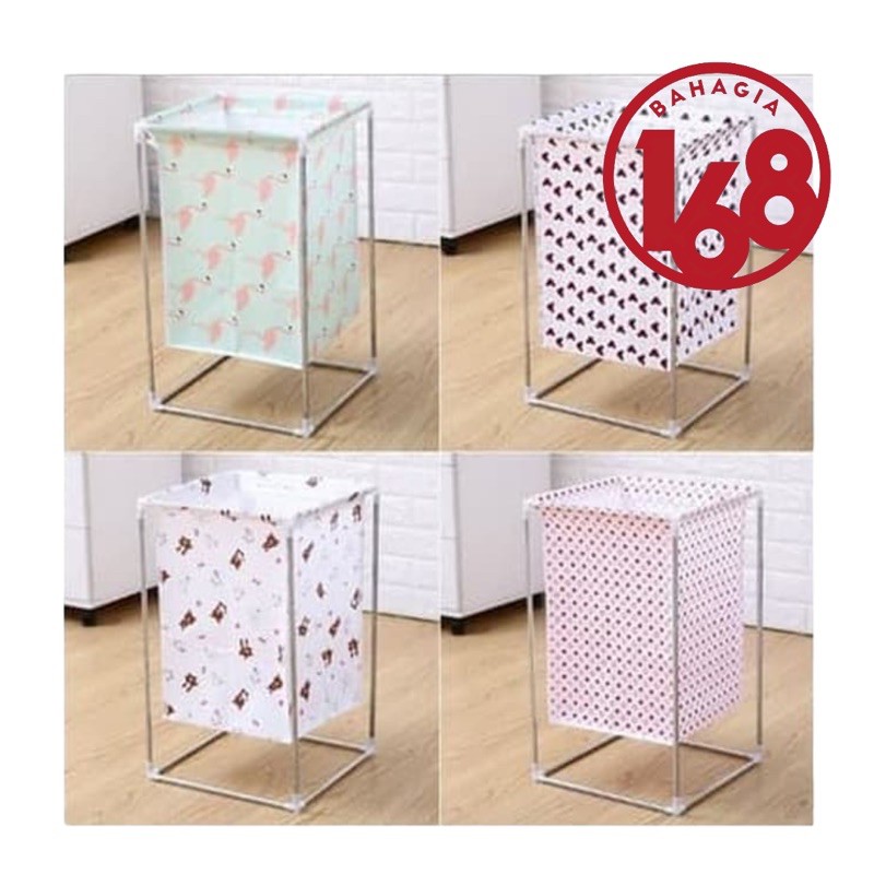 [YH1088] Keranjang LAUNDRY bag KOTAK - Basket storage tempat baju kotor