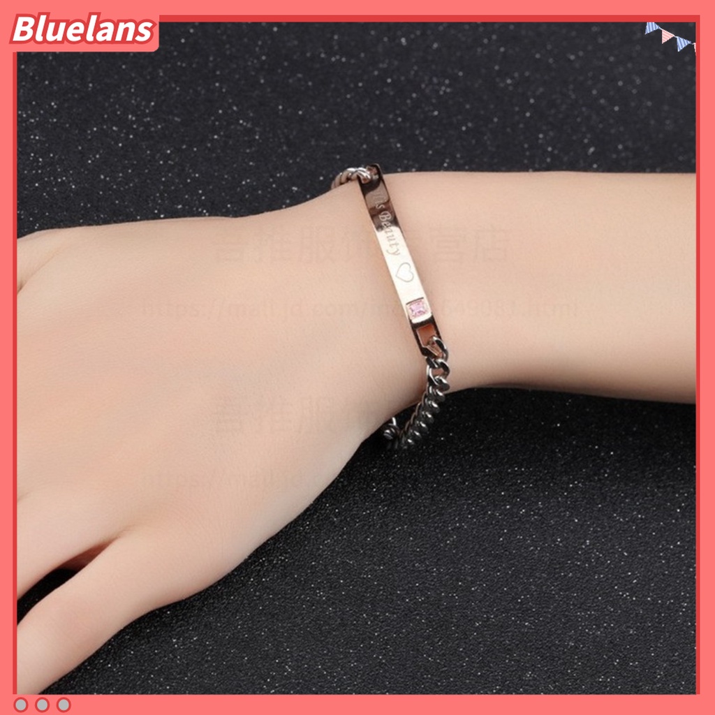 2pcs / Set Gelang Rantai Tangan Portabel Bahan Alloy Untuk Dekorasi Rumah