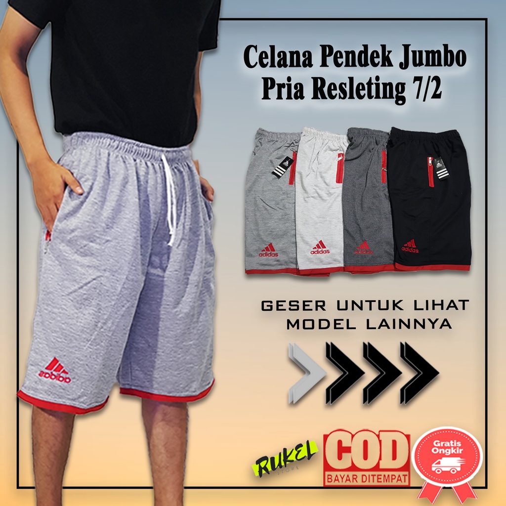 Celana Pendek Jumbo Bahan Kaos Baby Terry -72ADSJMBRESLETING