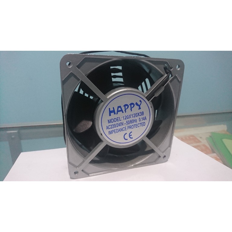 KIPAS COOLING FAN BESI BESAR 12 X 12CM AC 220V POWER AMPLIFIER