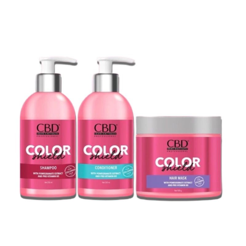 ✿ MADAME ✿ CBD COLOR KERATIN DAILY SHIELD SHAMPOO CONDI HAIR MASK TREATMENT RAMBUT BERWARNA BPOM