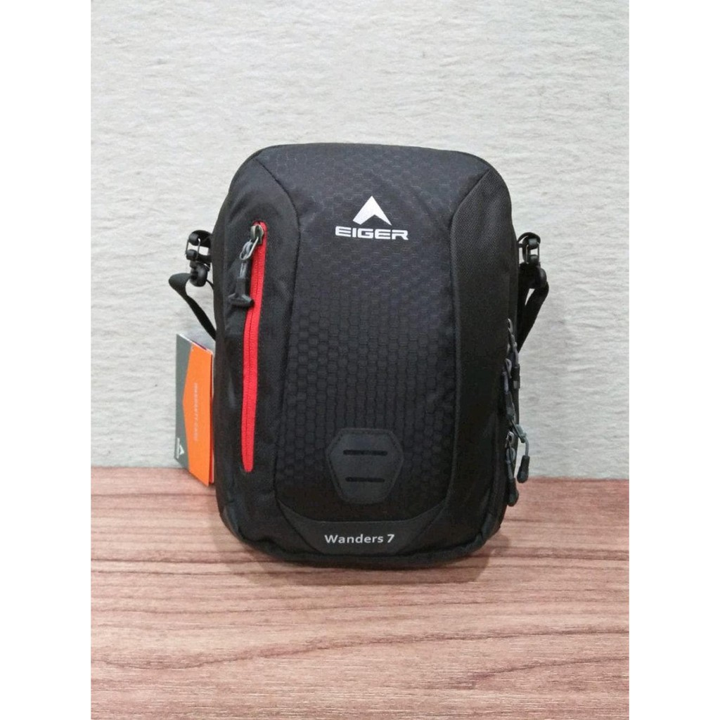 TAS SELEMPANG EIGER WANDERS 7 BLACK 3352 10" TABLET TRAVEL POUCH ORIGINAL