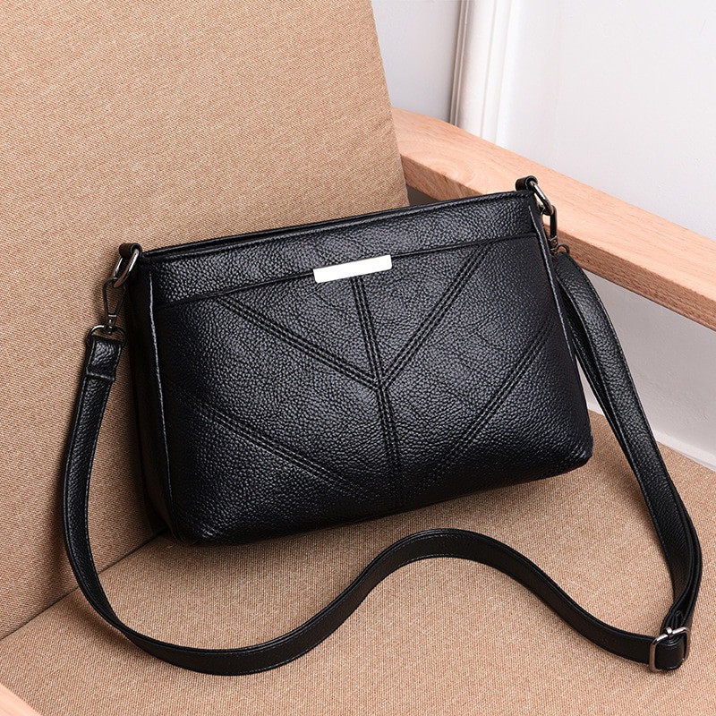 2021 Hot Sale Fashion Tas Selempang Wanita Kulit Simple Elegant Korean Terbaru Original Bandung