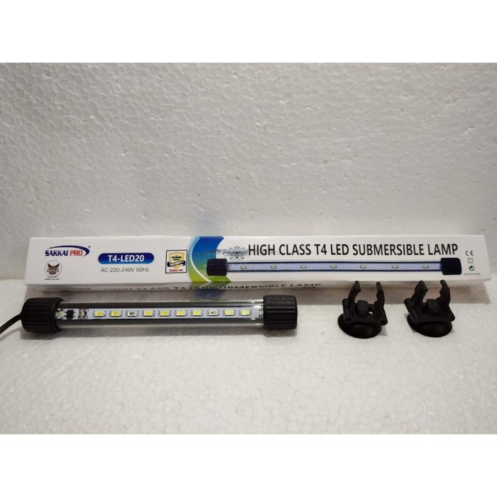 Lampu Celup 3 Warna 20cm Sakkai Pro SP 20 cm LED T4 Aquarium Akuarium