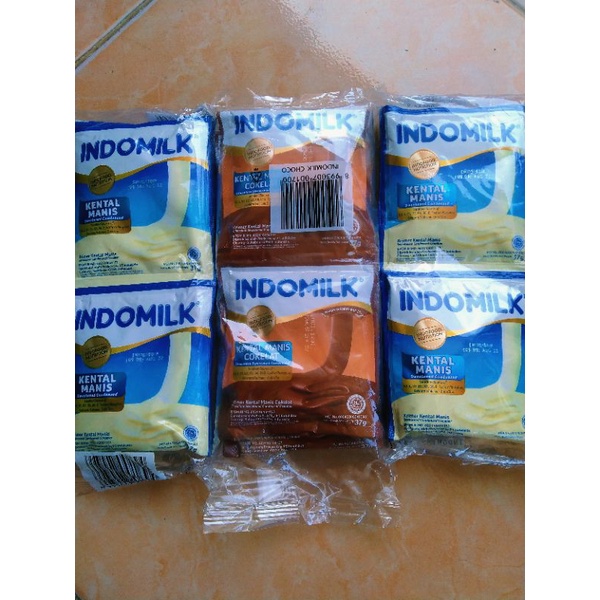 

Indomilk sachet 37gx6sachet / susu indomilk sachet/ susu kental manis indomilk/ indomelek renteng/ susu indomelek sasetan