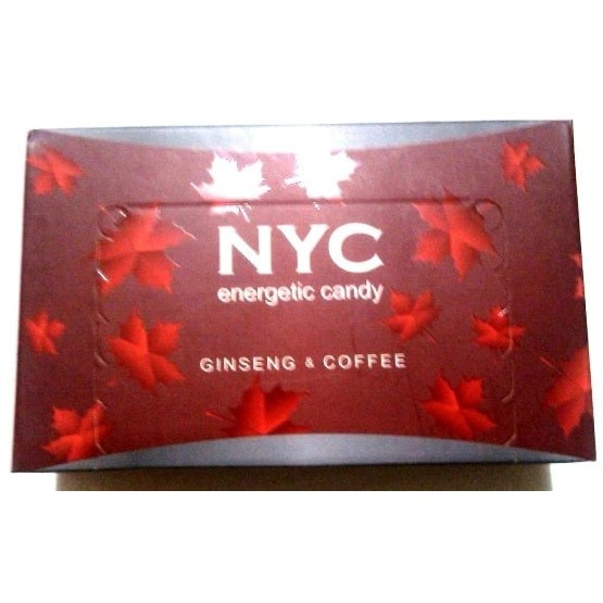 

NYC Energetic candy GINSENG & COFFEE (permen) per biji