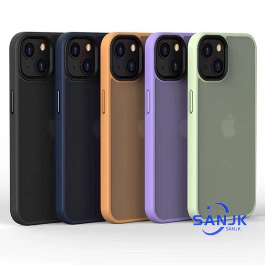 NEW !! Limited + Metal button iPhone 13 case Color matte back cover ( yellow Pink black blue green purple )( case iPhone 11 Pro max 12 Pro Max 13 Pro max READY !! )