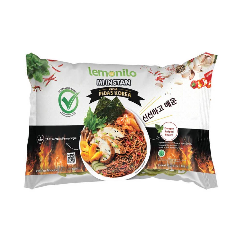 Lemonilo Mie Goreng Pedas Korea 85 gr