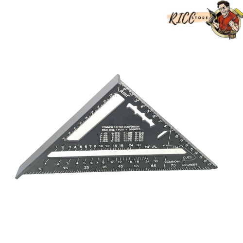 

Penggaris Siku Segitiga Speed Square Right Angle 230 Tukang Aluminium 7 Inch Pengerjaan Kayu / SPEED SQUARE 7 INCI