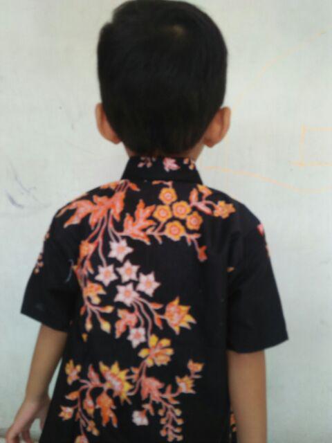 Batik Pekalongan Couple Gamis Bunga Rh