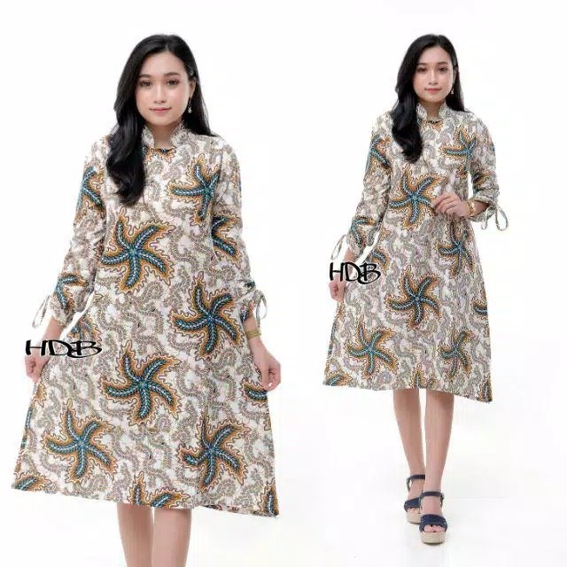 #bayar Di Tempat Terlaris Serut Genes Jelita Tunic Navbor Yelbor Whitbor Creambor Tunik Batik Modern