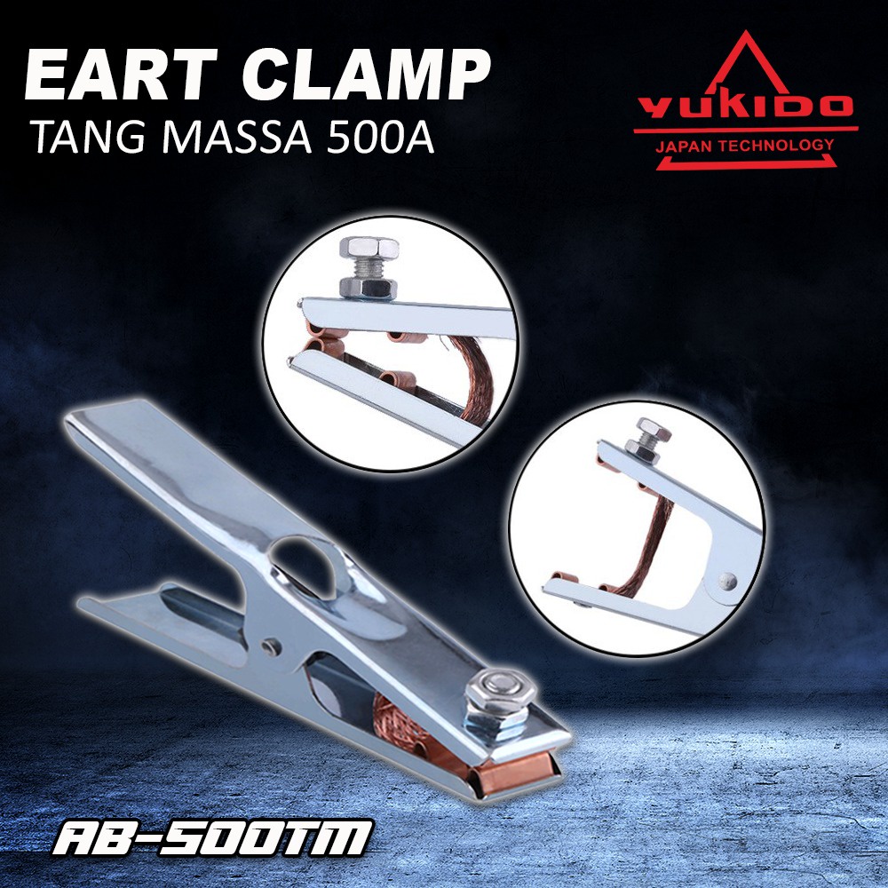 YUKIDO TANG MASA 300A Tang Massa 300A 500A Amper| Earth Clamp Stang Tang Las