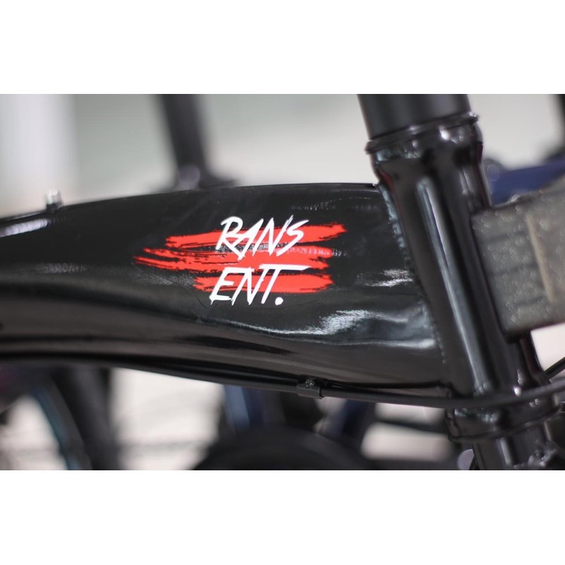 Instan Sepeda Lipat Element Police Milan Rans 2.0 Entertainment Raffi Ahmad Nagita Slavina Rafathar limited SNI 20 inch 8 speed rem cakram-4