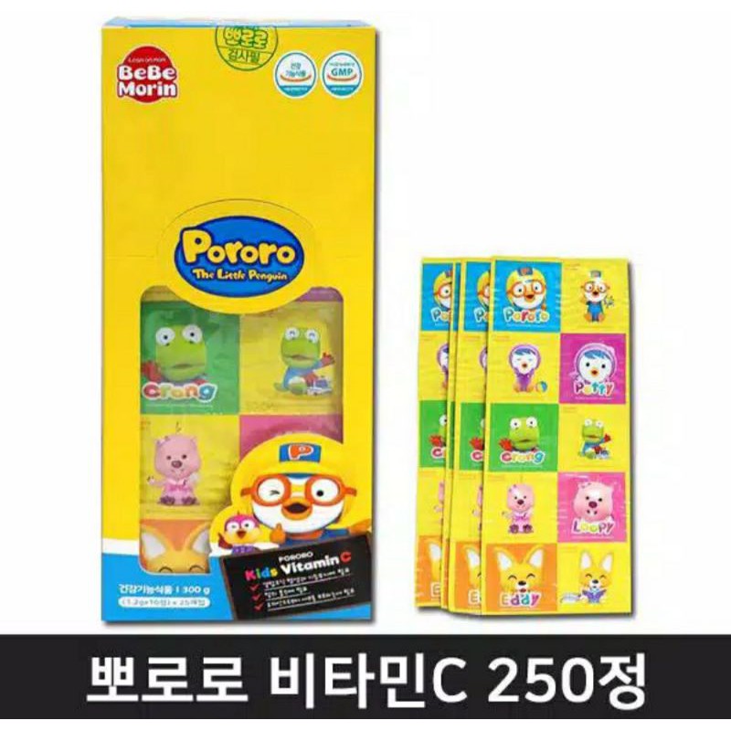 

BEBEMORIN PORORO VITAMIN C /PORORO VITAMIN C ANAKKOREA 1 STRIP 10 TABLET
