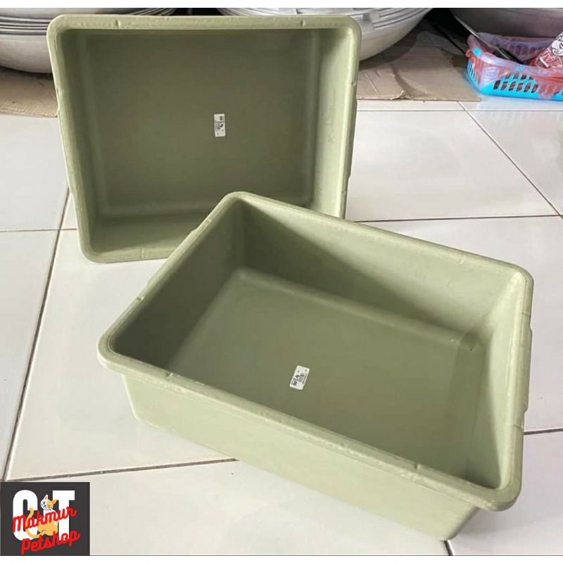 LITTER BOX/BAK PASIR KUCING WARNA ABU ABU