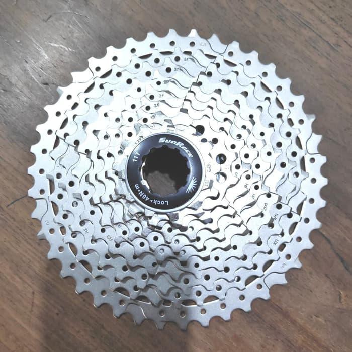 SPROCKET SPROKET CASSETTE FREEWHEEL 11-42T 10 SPEED. SUNRACE CSMS2 TERLARIS