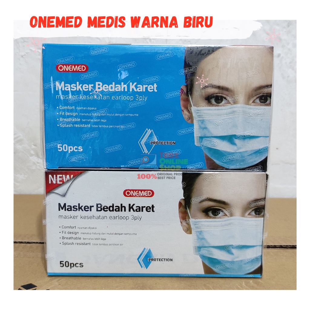 Masker Onemed Isi 50 3ply