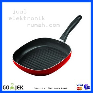 Penggorengan Kotak Maxim Valentino Square Grill 26cm Penawaran Terbaik