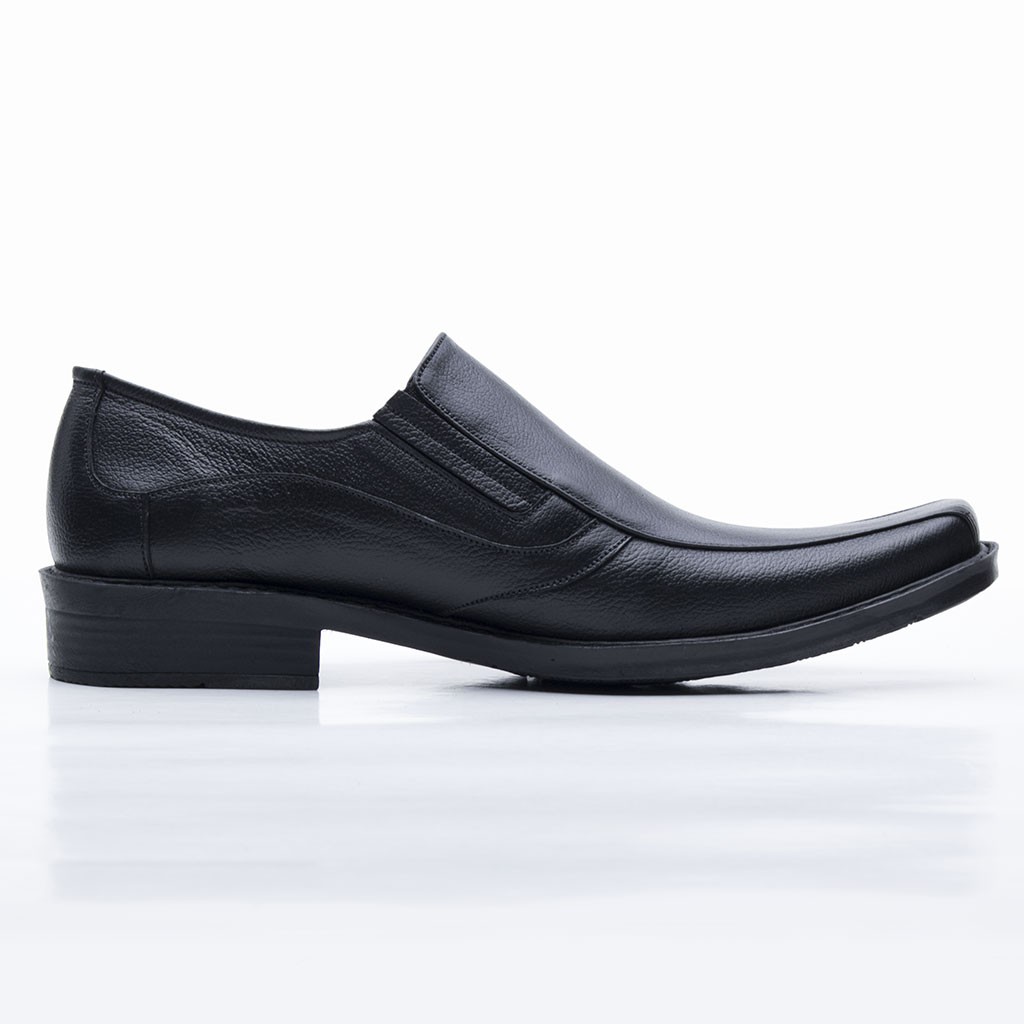 Sepatu Pantofel Pria Formal Kulit Asli Slip On Model Fordza 7605HT