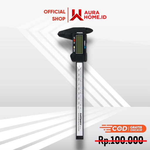 Jangka Sorong Digital Vernier Caliper LCD Screen / Jangka Sorong Sigmat Sketmat Penggaris Analog Cal