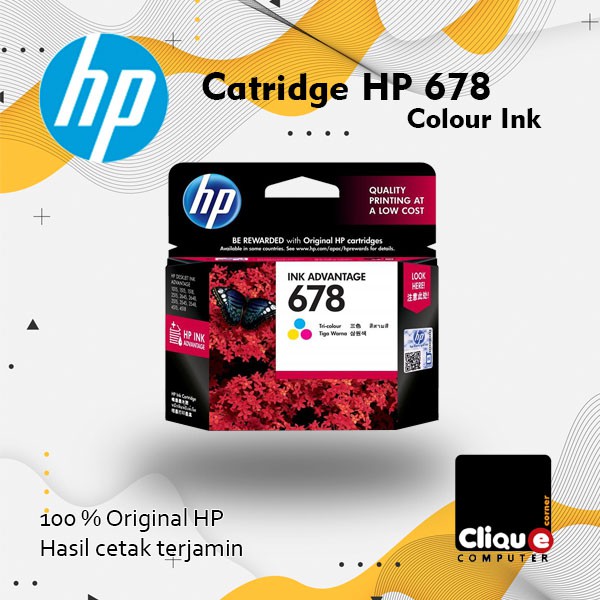 HP Tri-color Ink Cartridge 678