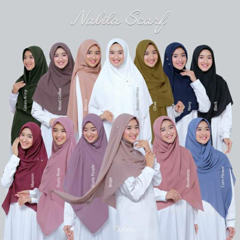 Hijab Audina Nabila Scarf ORI Audina Hijab/Jilbab segiempat