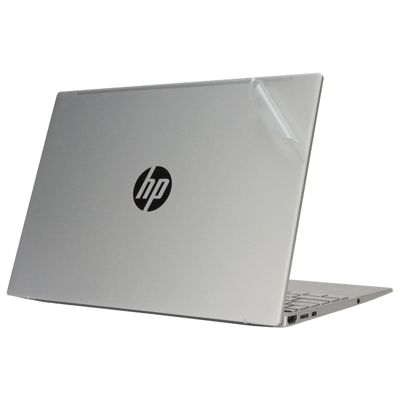 Stiker Skin Vinyl Transparan Warna Hitam Polos Untuk Laptop HP 14-DV 14-EC 15-DA 15-DS 15-CS