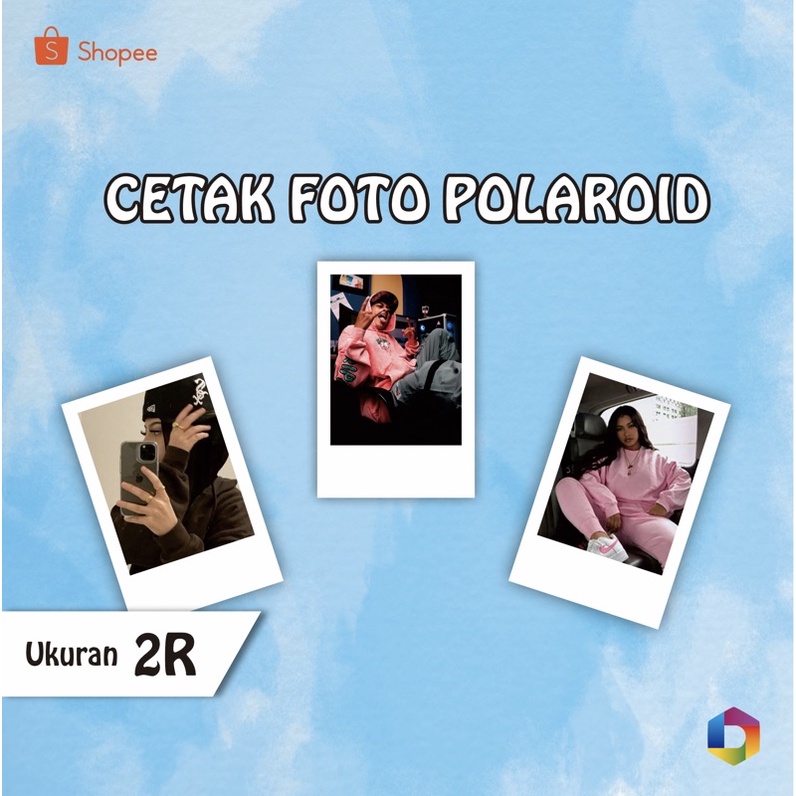 [Tanpa PO] Cetak Foto Polaroid / Cetak Foto 2R / Print Foto Mini