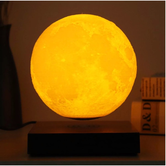 New  10Cm 3D Led Moon Night Light Magnetic Levitating Floating Lamp