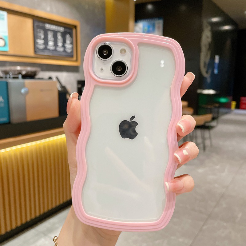 Soft Case Silikon Transparan 5 Warna Untuk Iphone 11 12 13 Pro Max Xr XS Max