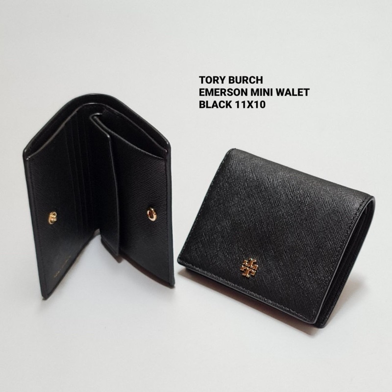 TB EMERSON MINI WALLET BLACK  11X10