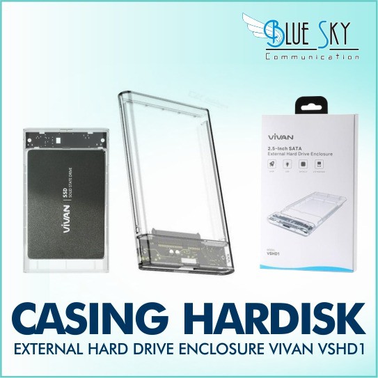 CASING HARDISK EXTERNAL HARD DISK ENCLOSURE VIVAN VSHD1