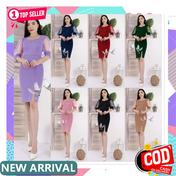 Zaza_Fashion Dress Wanita Gaya Korea 2022 Import Real Pict / Dress Wanita Korean Style Alinna Dress 