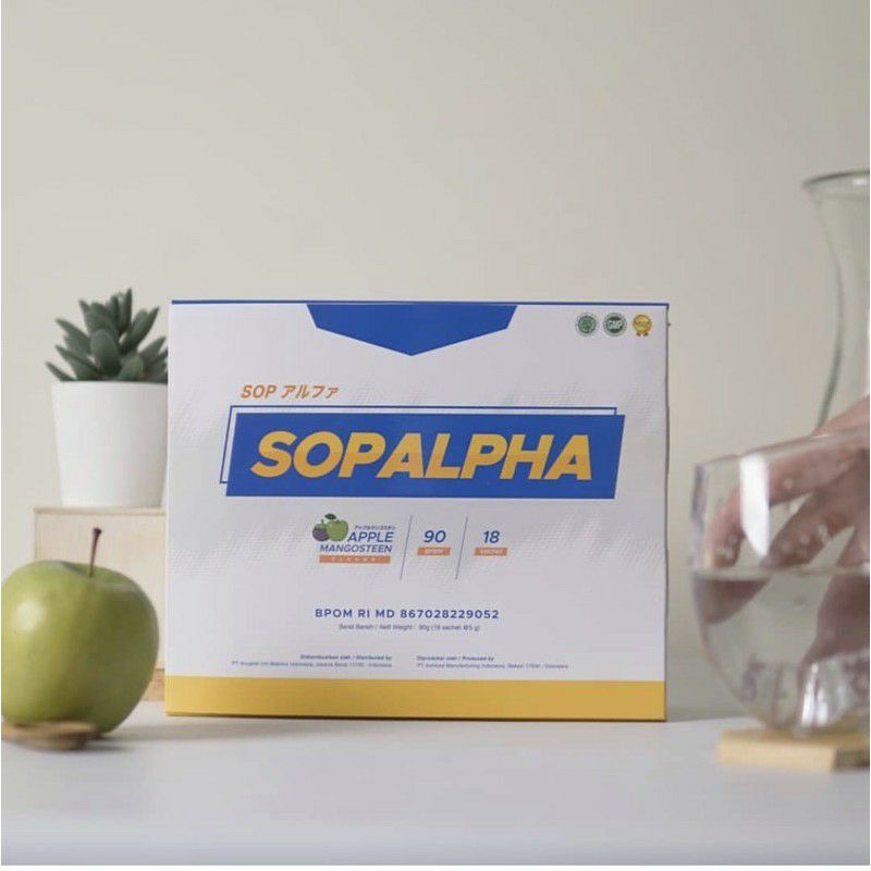 SOPALPHA ORIGIONAL 1BOX ISI 18 SASET BPOM HALAL SOPALPHA IMMUN BIOBOOST SOPALPHA