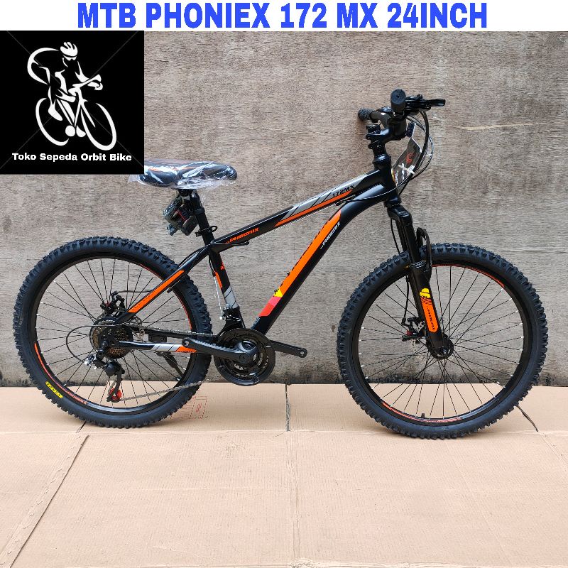 Sepeda Gunung MTB Phoenix 172 MX 24Inch Hi-ten stell