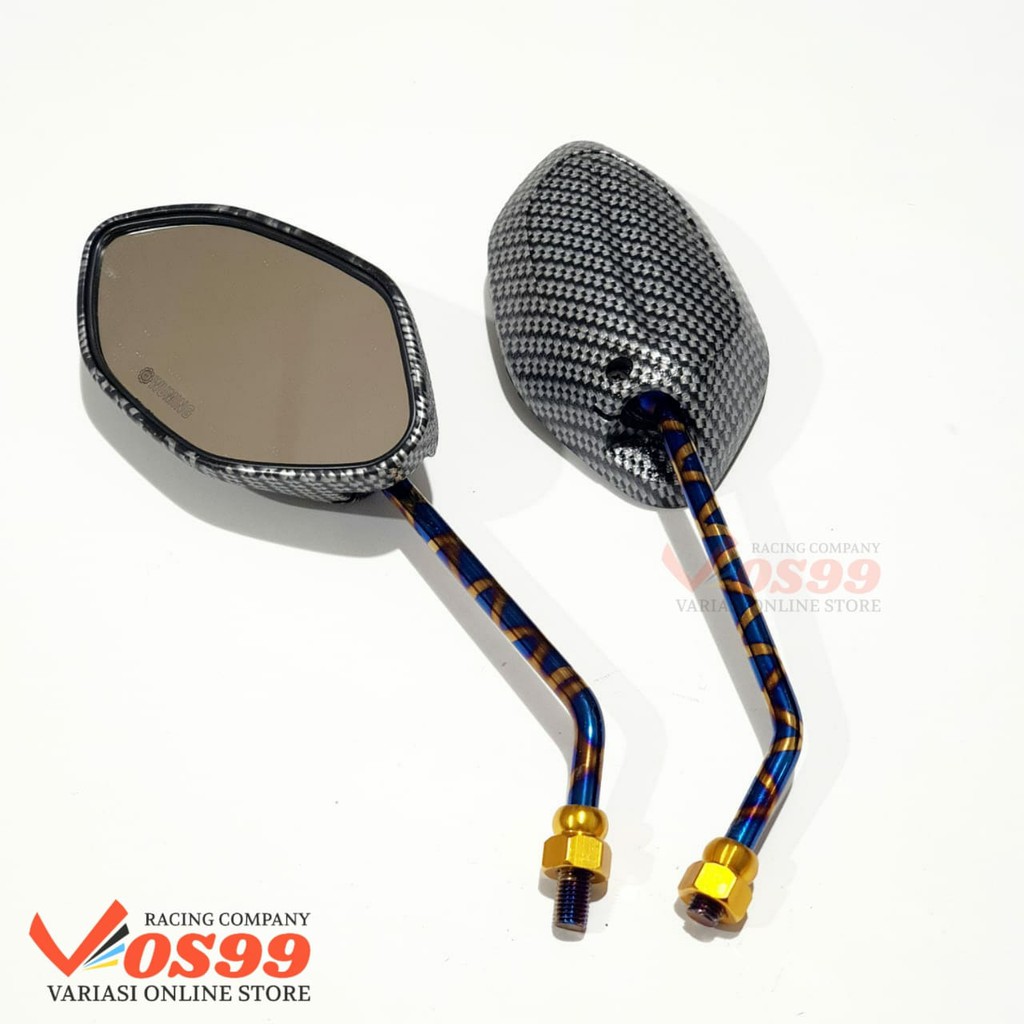 SPION BEAT TANGKAI PANJANG CARBON BLUE XXX