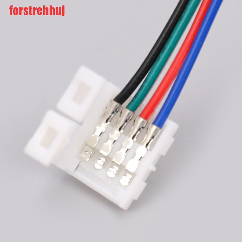 Kabel Jepit 2 Sisi LED Strip RGB 3528/5050 ke kepala rgb 4 Pin Sambungan Led Strip SAMBUNG ACC