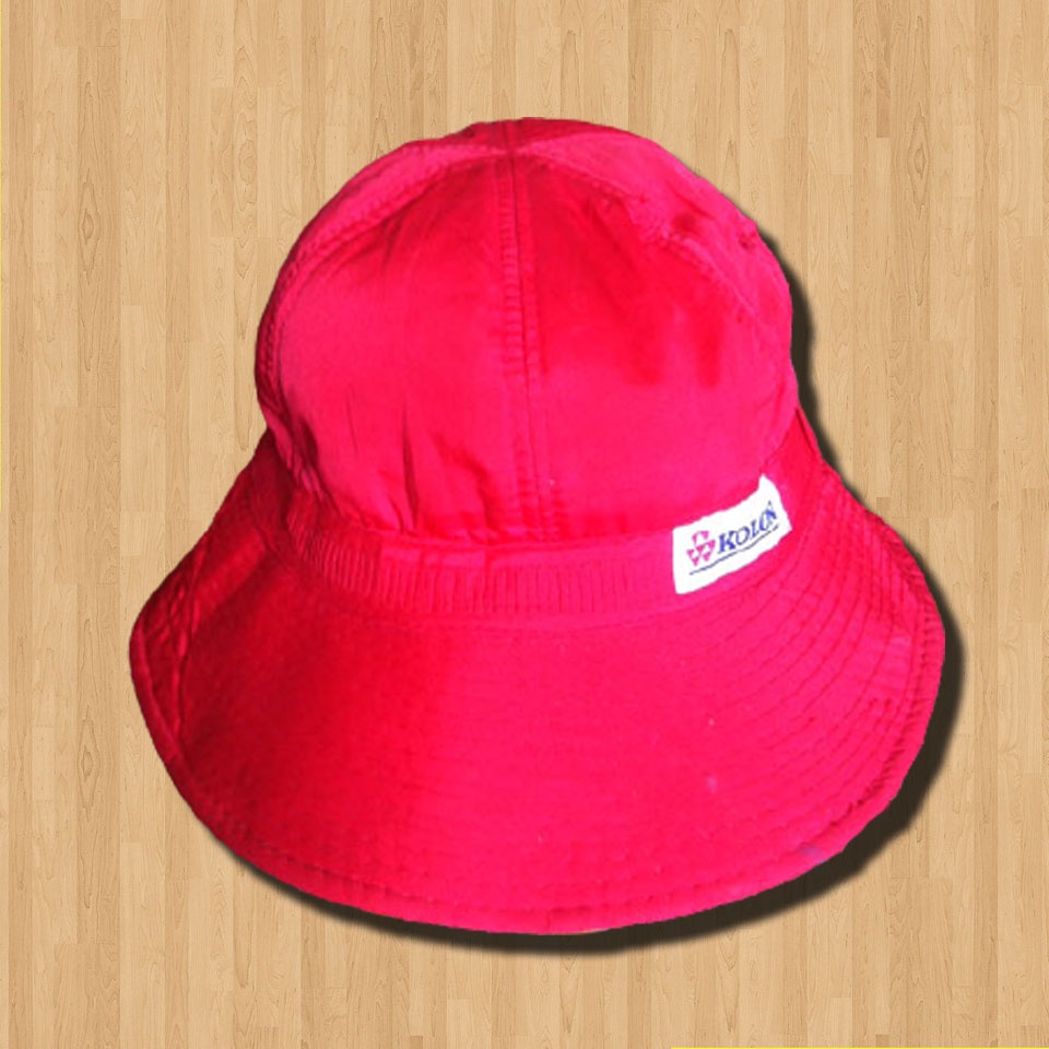 Bucket Hat KOLON Second import topi bucket murah topi second import preloved topi murah topi kolon