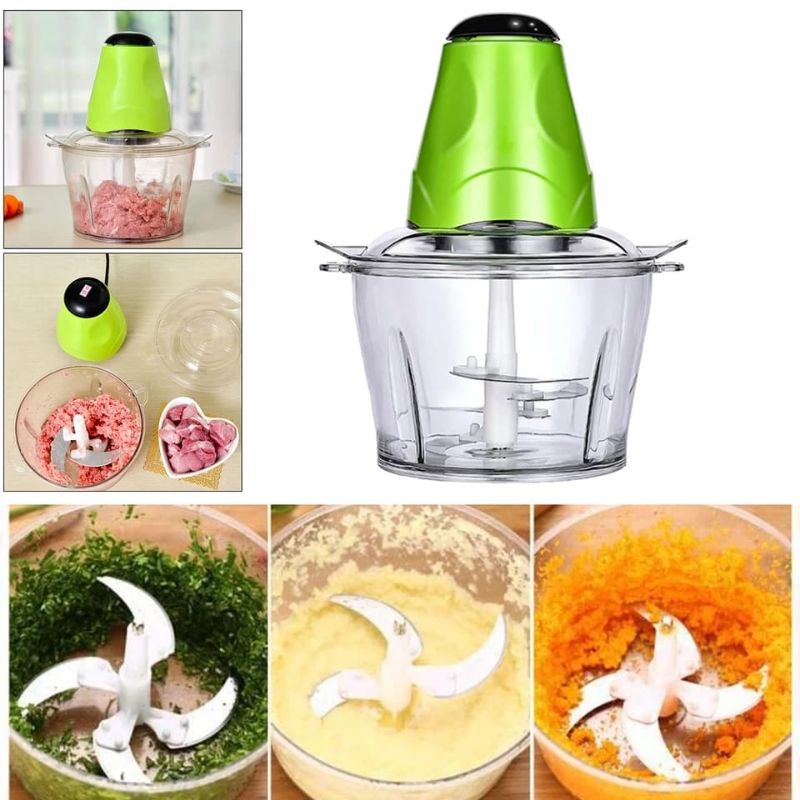 Blender Capsule Elektrik Portable Cutter Quatre Juicer /Daging/Bumbu 2 Liter