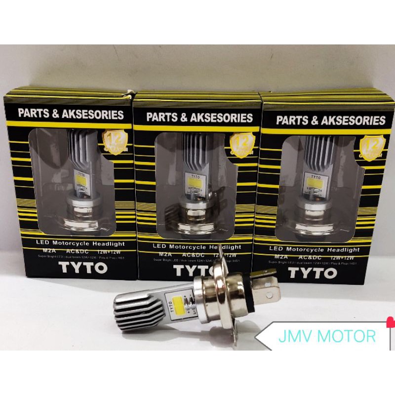 LAMPU DEPAN LED TYTO H4/HS1 AC DC