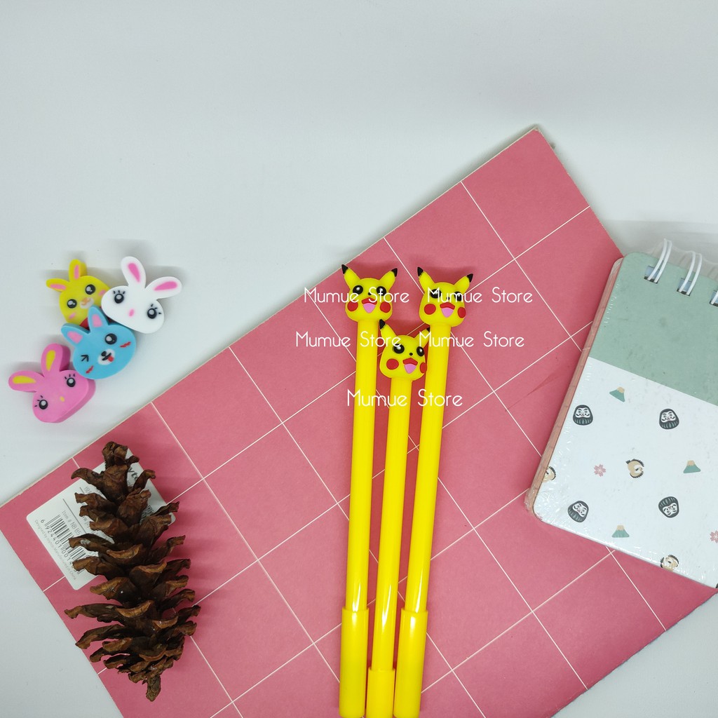 

PULPEN BERKARAKTER SATUAN PIKACHU 1PC / PULPEN GEL / GEL PEN