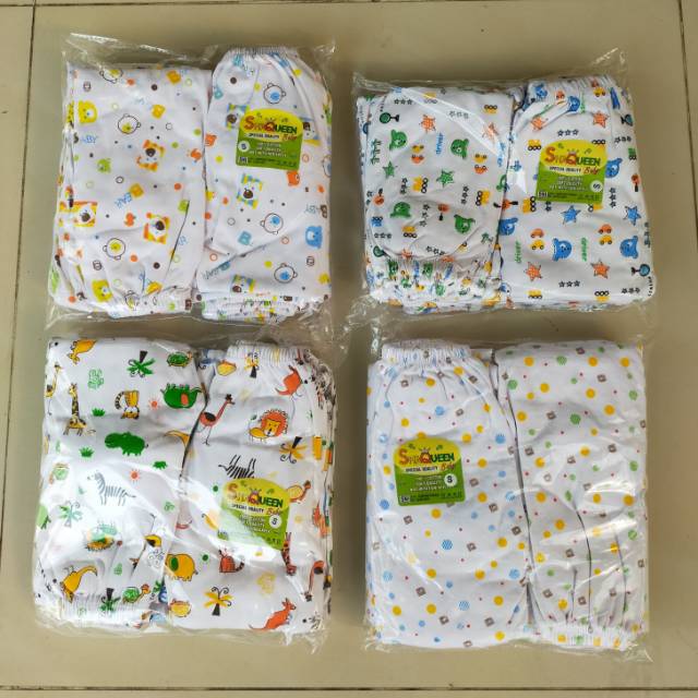 6 pcs celana panjang bayi newborn SNI
